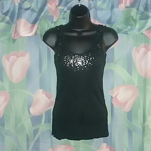 Black Sequence Tank